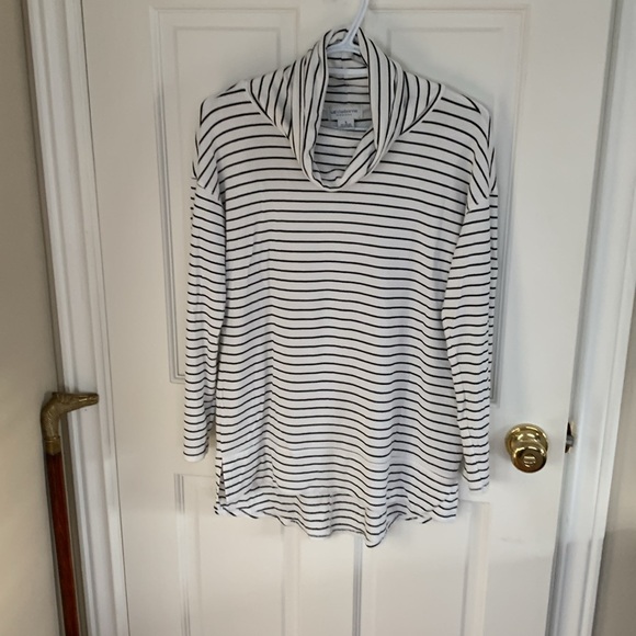 Loose cowl neck long sleeve top. - Picture 1 of 9